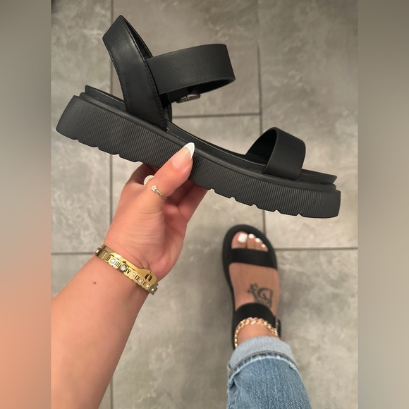 Black Women's Sandals - Picture 2 of 13